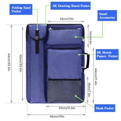 Art Bags for Supplies Portfolio Case 19 X 25.5 for Storage A2 Canvas Board A3…