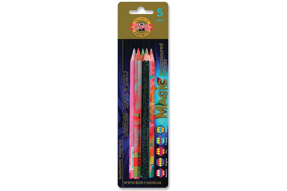 MAGIC 3406 Jumbo Special Coloured Pencil Blister Pack Art Drawing Supplies