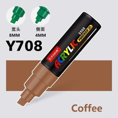 Acrylic Marker Pens Large Capacity 8mm 15mm Wide Line 15 Colors Poster Drawing