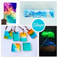 24 Color Epoxy Resin Pigment Set Transparent UV Dye for DIY Crafts