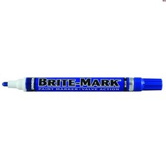 Dykem Brite-Mark Regular Line Marker – Fast-Drying Blue Ink for All Surfaces