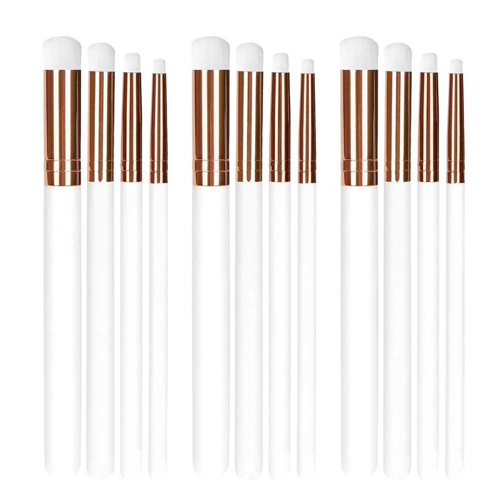 UNIMEIX Dry Brush Miniature 0.5 inch, 0.32 0.24 0.16 White