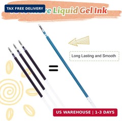 Aen Art Gel Pens for Adult Coloring Books, 30 Colors Fine Point Gel Marker Pen w