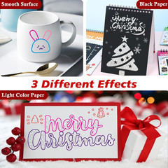Glitter Markers Outline Pens Metallic,12 Christmas Gifts Stocking Stuffers Teen