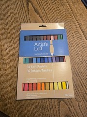 ARTIST’S LOFT SOFT PASTELS SET OF 36 FOR DRAWING, ILLUSTRATION & COLORING