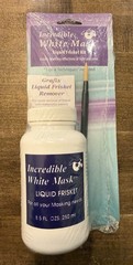Grafix Incredible White Mask Liquid Frisket Kit CNS 8.5 fl. oz. 250 ml