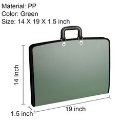 11×17 Art Portfolio PP Material Green Pack of 1