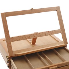 Adjustable Storage Box Easel,Painting Board Stand with Drawers,Storage Box Easel