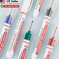 15 Pcs Long Nib Marker 20mm Deep Hole Permanent Paint Markers Colorful FROM USA