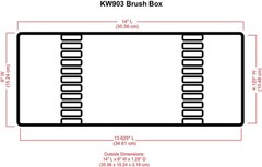ArtBin KW903 Brush Box with Foam Inserts, Fine Art Portable Paint Brush Organ…