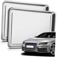 2 Pcs Stainless Steel Oil Drip Pan for Under Car 23.6 x 15.8 23.62 x 15.75 Inch
