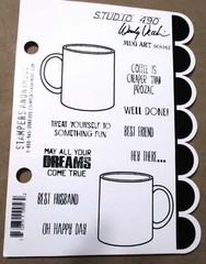 Wendy Vecchi Studio 490 Rubber Stamp – Mug Art