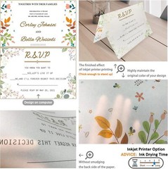 Translucent Vellum Paper 8.5X11 Inch 42 Sheets Heavyweight For Printing Crafts
