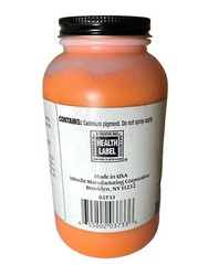 Utrecht Acrylic Orange Paint Cadmium Orange Vintage Pint