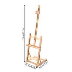 Studio Beechwood Artist Easel Adjustable Drawing Stand Hold Canvas up to 50″