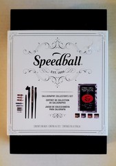 SPEEDBALL CALIGRAPHY COLLECTOR’S SET WITH CASE AND BOOK – BRAND NEW