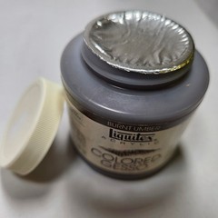 Vtg Liquitex Professional Acrylic Colored Gesso Burnt Umber 8oz UNOPENED
