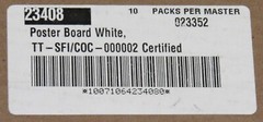 NEW 100-PACK Royal Brites 22″x28″ White Poster Board 11 pt 250 gsm 2-Side 23408