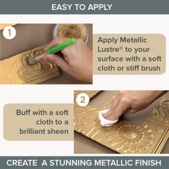 ML02C-28 Metallic Lustre Wax 1-Ounce Gold Rush