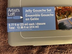 Jelly Gouache 18 Color Paint Set by Artist’s Loft