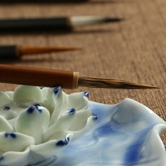 4 Pcs Chinese Painting Brushes Set Varying Sizes Multicolor Calligraphy Brush