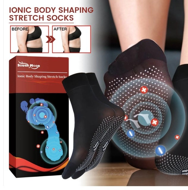 Ionic Shaping Stretch Socks, Outdoor Sports Comfortable Breathable Non-slip Foo