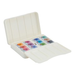 12 Watercolor White Nights® Paint Set PASTEL COLORS Full Pan Palette RUSSIA