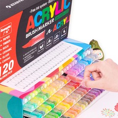 Dual Tip Artist Markers Set 12-168 Piece School Office Art Drawing