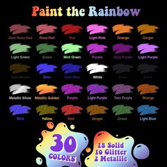 Trippydraws 30 Premium Acrylic Paint Markers for Adults, Teens & Kids, Vibrant