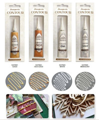 Stamperia CREATE HAPPINESS – CHRISTMAS PLUS – CONTOUR LINER – 20ML – OLD GOLD