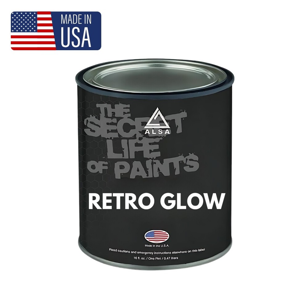 Genuine Alsa Retro Glow – Glow in the dark powder – Paint Powder Additives