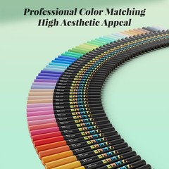 80 Colors Acrylic Paint Markers – Liquid Paint Pen for Fabric, Canvas, Rock & Wo