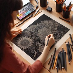 120 Sheets Carbon Paper for Tracing – Durable Smudge-Resistant Graphite Transfer