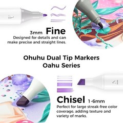 OHUHU Alcohol Markers – Oahu Style (NEW) Choose Your Colors 150 Available