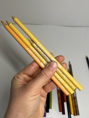 30 Vintage Laurentien Coloured Pencils Crayons Canada USED Lot Retired 90s