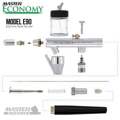 Master E90 Dual-Action Siphon Feed Airbrush with 0.35 mm Tip