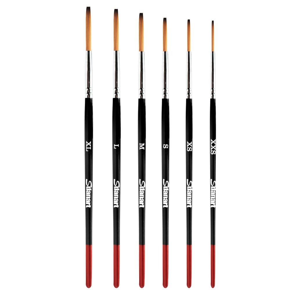 Lettering Quill Brushes, 6 pcs Lettering Brushes for Sign Painting, Professio…