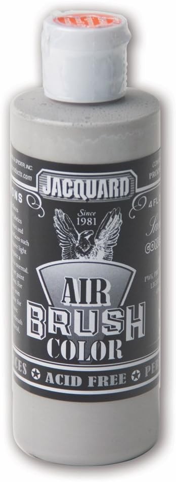 Sneaker Series Airbrush Color by Jacquard, 4 Fl Oz (Pack of 1), Concrete Grey