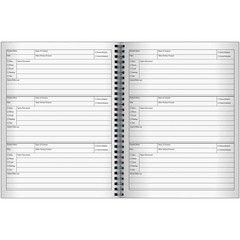 Parent Contact Record Book Couture Style with 49 Tabs for Teacher Planning