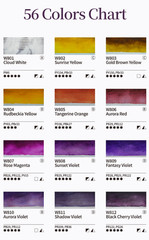 Mijello Mission Tourmaline TwoTone Granulation Watercolor Paints [Select Color]