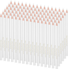 48 Pcs White Fabric Pencils for Sewing White Colored Chalk Pencils Water Soluble