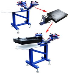 Screen Printing Starter Hobby Materials Kit Press Machine Attach Flash Dryer