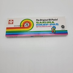 Sakura Cray-Pas Standard Oil Pastels 25-Color Set For Blending Coloring Art