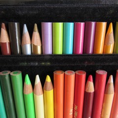 48 Color Set Prismacolor Professional Quality Soft Thick Lead Pencils 1999 USED