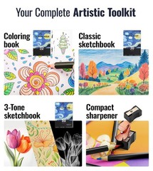 120 Pack Soft Core Oil Colored Pencils for Adult Coloring Books & Art w/Case