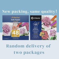 Artecho 48pcs Soft Pastels, 46 Colors 48 Count (Pack of 1), Multicolor