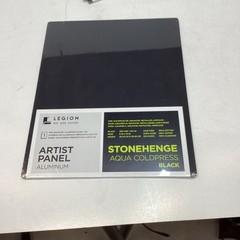 Lot of 5 Legion Stonehenge Aqua Coldpress Artist Panel Black 8×10