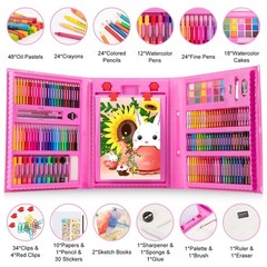 VigorFun Art Supplies, 240-Piece Drawing Art Kit, Gifts for Kids Girls Boys