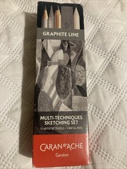 Caran d’Ache 775-311 Graphite Line Multi-Techniques Sketching Set New In Box