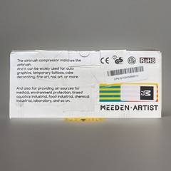 Meeden Airbrush Kit With Mini Compressor – White